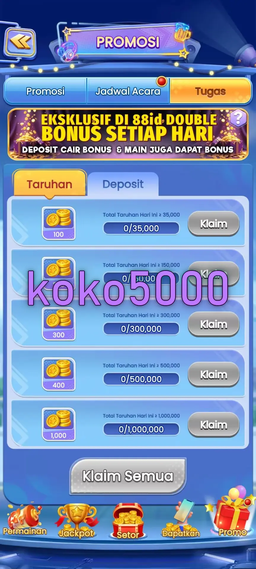 koko5000 Tangkapan Layar - APK Resmi